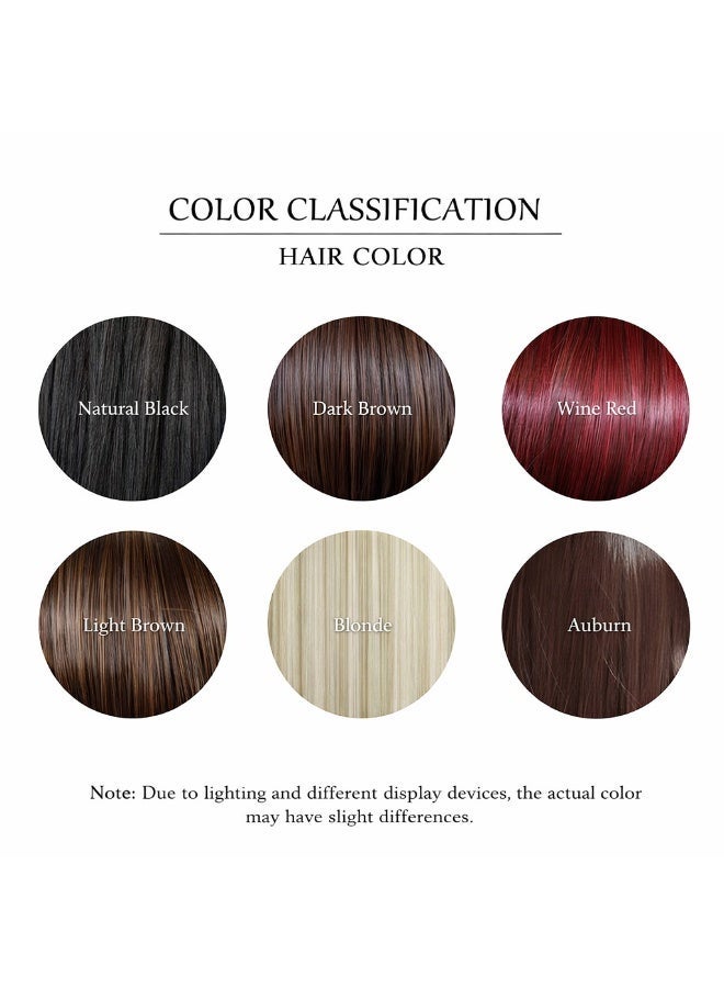 غاز شعر مستعار طويل مجعد أسود 55 سم - Image 2